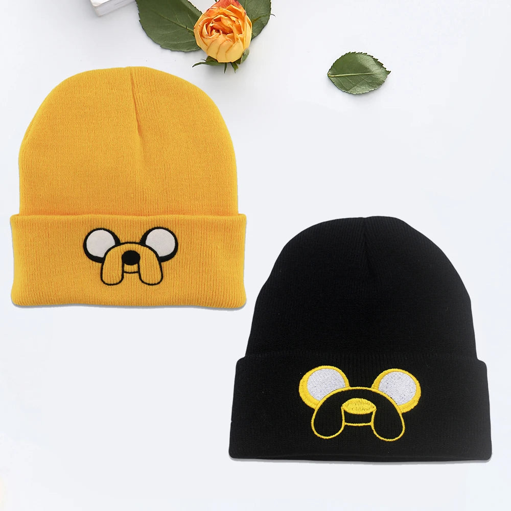 Adventure Time Jack" Embroidered Knit Hat – Warm & Cozy