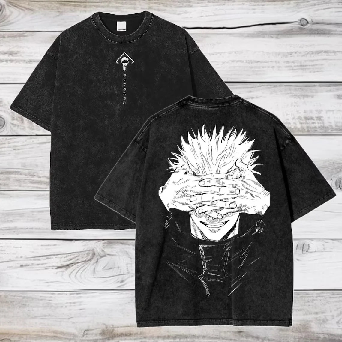 Gojo Satoru Jujutsu Kaisen Oversized Cotton T-Shirt – Short Sleeve