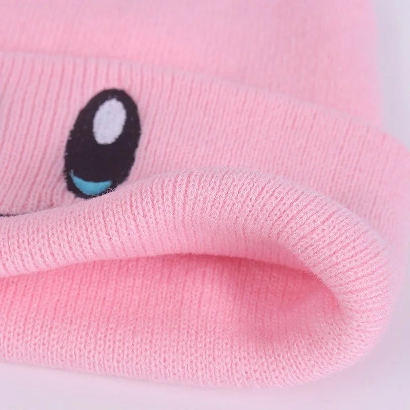 Big Eye Embroidered Beanie – Warm & Cute