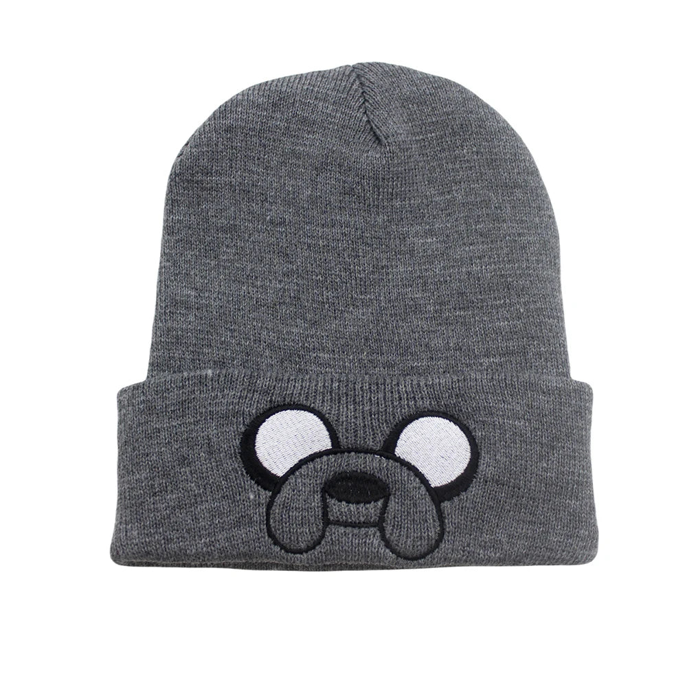Adventure Time Jack" Embroidered Knit Hat – Warm & Cozy