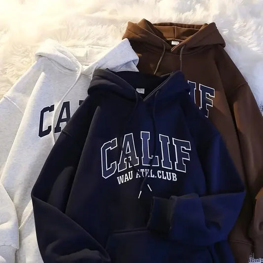 Unisex Oversized Fleece Lined Thick Sweatshirt