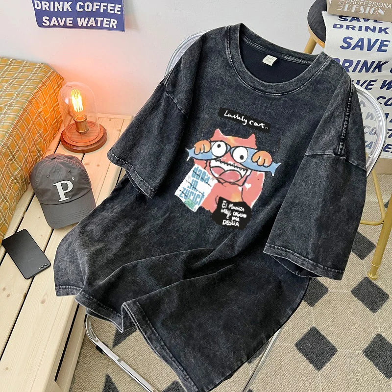 Vintage American style cotton t-shirt.
