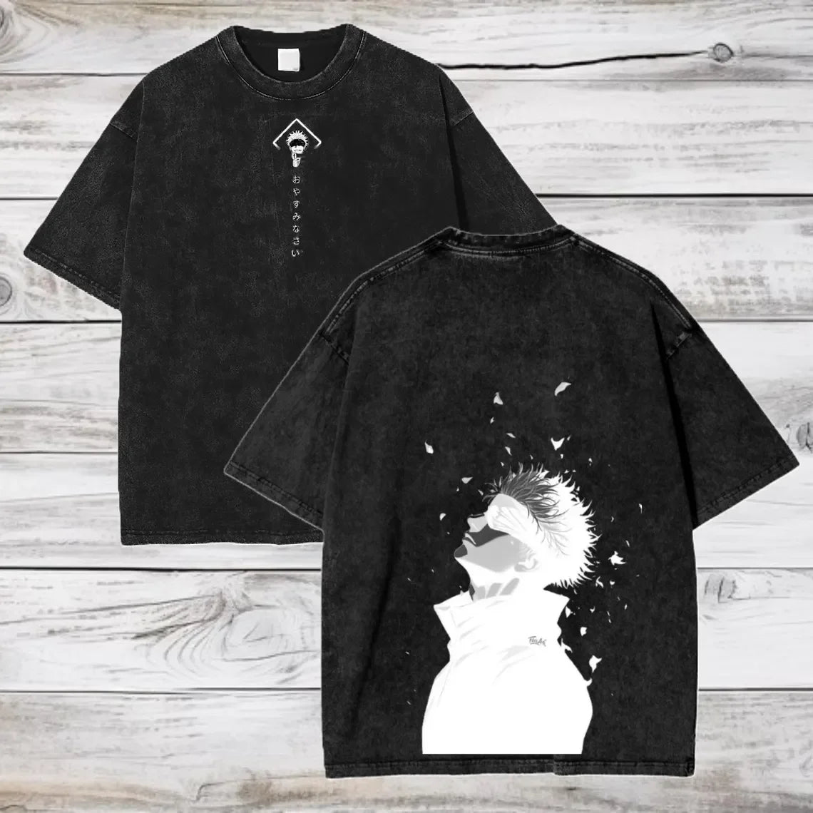 Gojo Satoru Jujutsu Kaisen Oversized Cotton T-Shirt – Short Sleeve