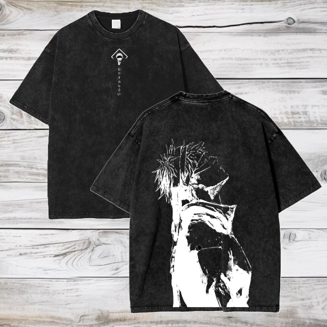 Gojo Satoru Jujutsu Kaisen Oversized Cotton T-Shirt – Short Sleeve