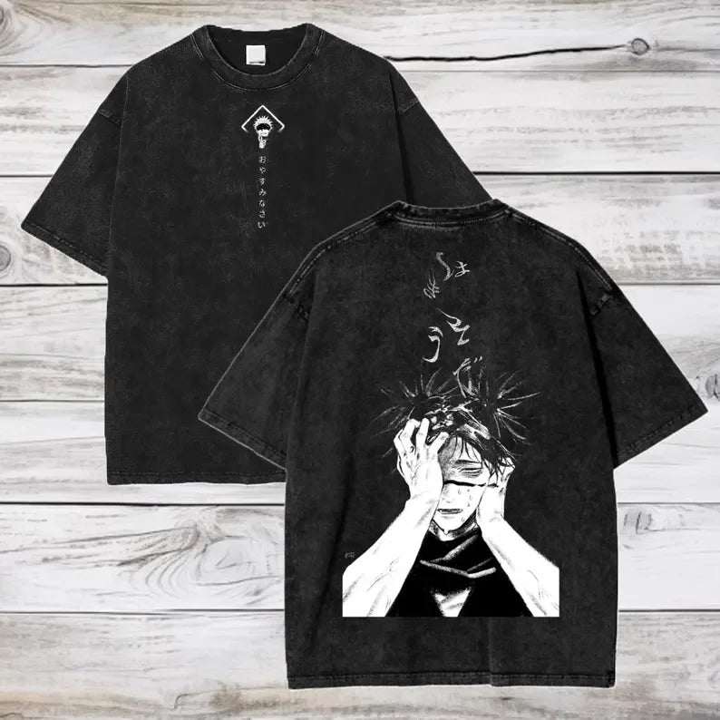 Gojo Satoru Jujutsu Kaisen Oversized Cotton T-Shirt – Short Sleeve