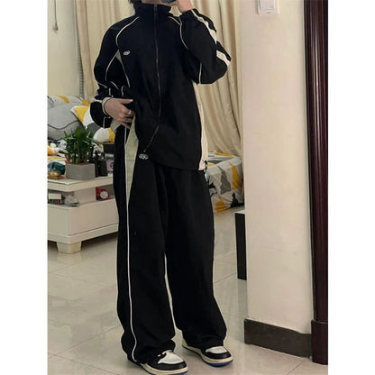 Women's loose cargo pants, urban style, oversized pants