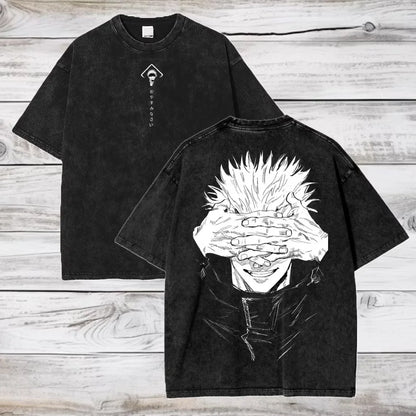 Gojo Satoru Jujutsu Kaisen Oversized Cotton T-Shirt – Short Sleeve