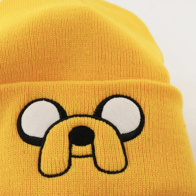 Adventure Time Jack" Embroidered Knit Hat – Warm & Cozy