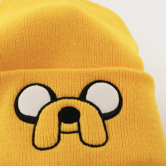 Adventure Time Jack" Embroidered Knit Hat – Warm & Cozy