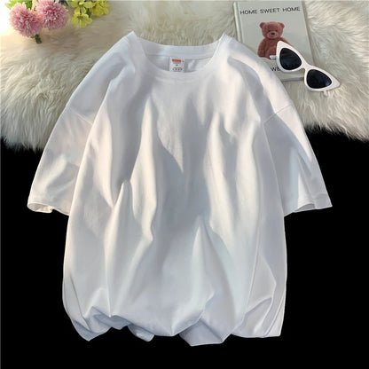 Men's Oversized Cotton T-Shirt – Loose Fit Streetwear