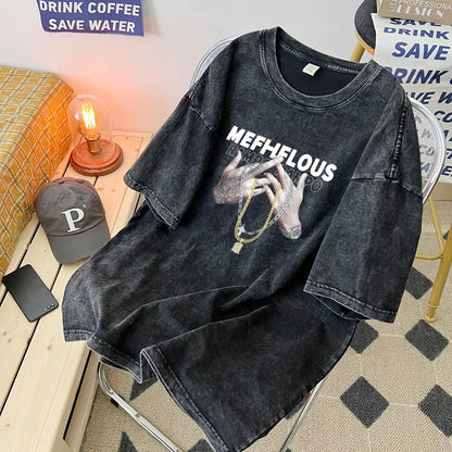 Vintage American style cotton t-shirt.