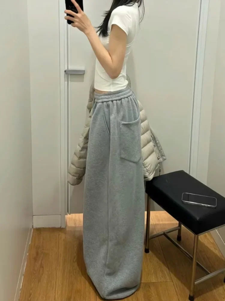 Women's Loose Oversized High Waist Drawstring Sweatpants