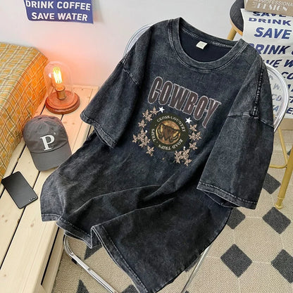 Vintage American style cotton t-shirt.