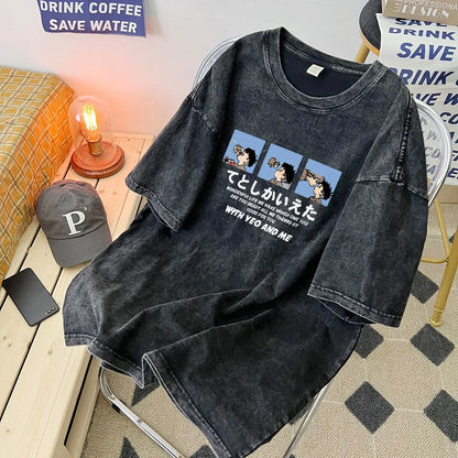 Vintage American style cotton t-shirt.