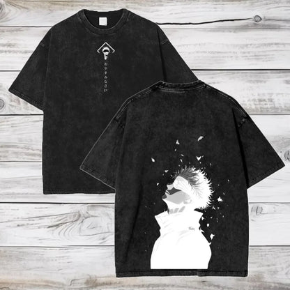 Gojo Satoru Jujutsu Kaisen Oversized Cotton T-Shirt – Short Sleeve
