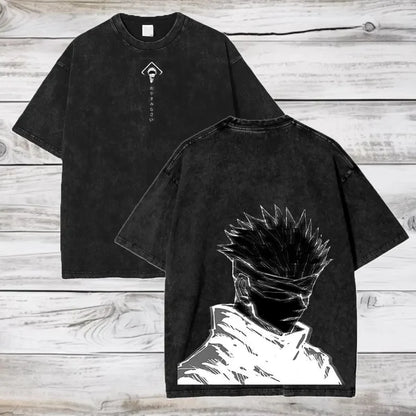 Gojo Satoru Jujutsu Kaisen Oversized Cotton T-Shirt – Short Sleeve
