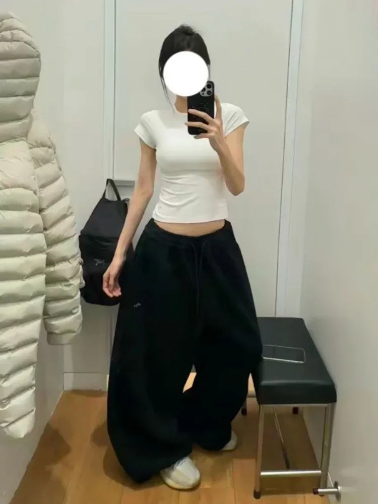 Women's Loose Oversized High Waist Drawstring Sweatpants