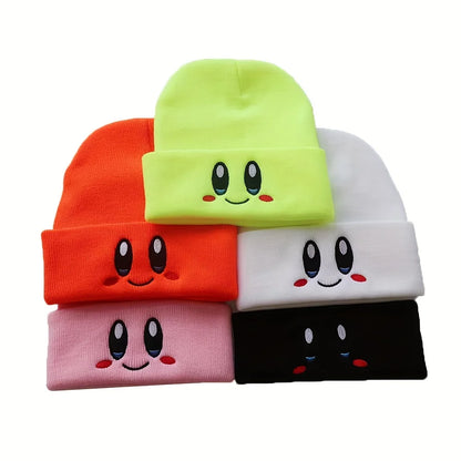 Big Eye Embroidered Beanie – Warm & Cute