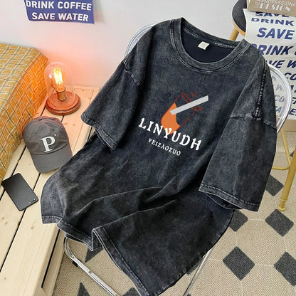 Vintage American style cotton t-shirt.