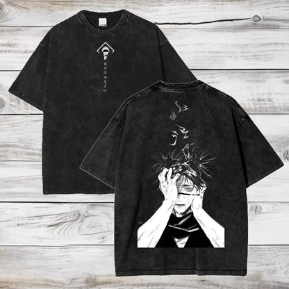 Gojo Satoru Jujutsu Kaisen Oversized Cotton T-Shirt – Short Sleeve