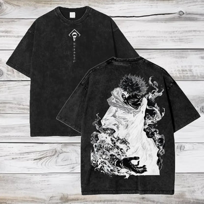 Gojo Satoru Jujutsu Kaisen Oversized Cotton T-Shirt – Short Sleeve