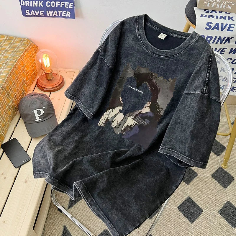Vintage American style cotton t-shirt.