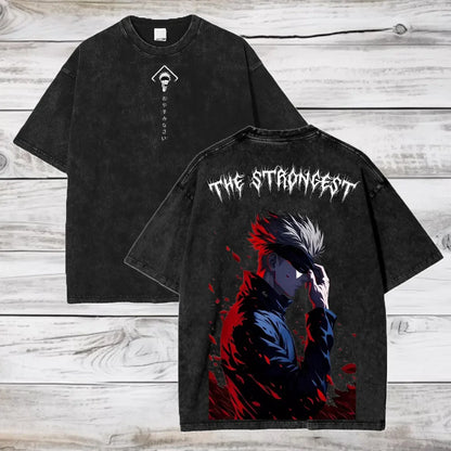 Gojo Satoru Jujutsu Kaisen Oversized Cotton T-Shirt – Short Sleeve
