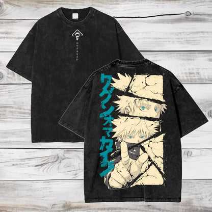 Gojo Satoru Jujutsu Kaisen Oversized Cotton T-Shirt – Short Sleeve