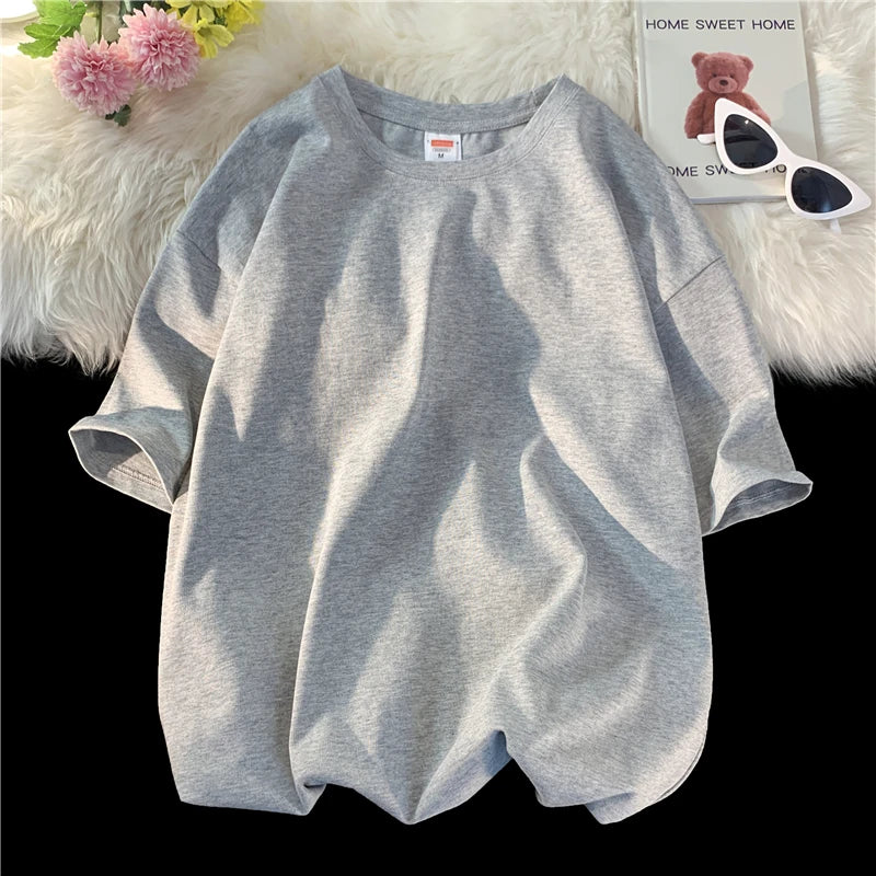 Men's Oversized Cotton T-Shirt – Loose Fit Streetwear